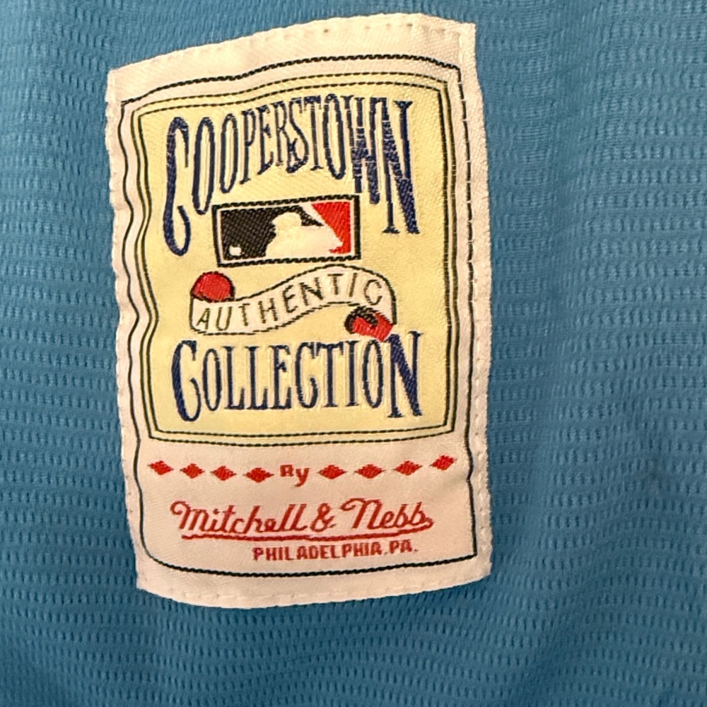 Mitchell & Ness Light Blue Philadelphia Phillies Pete Rose Jersey (1980) M - Picture 3 of 6